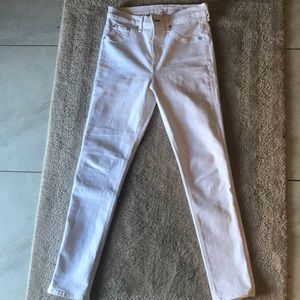 Rag & bone white high waisted jeans size 28, Preowned great condition